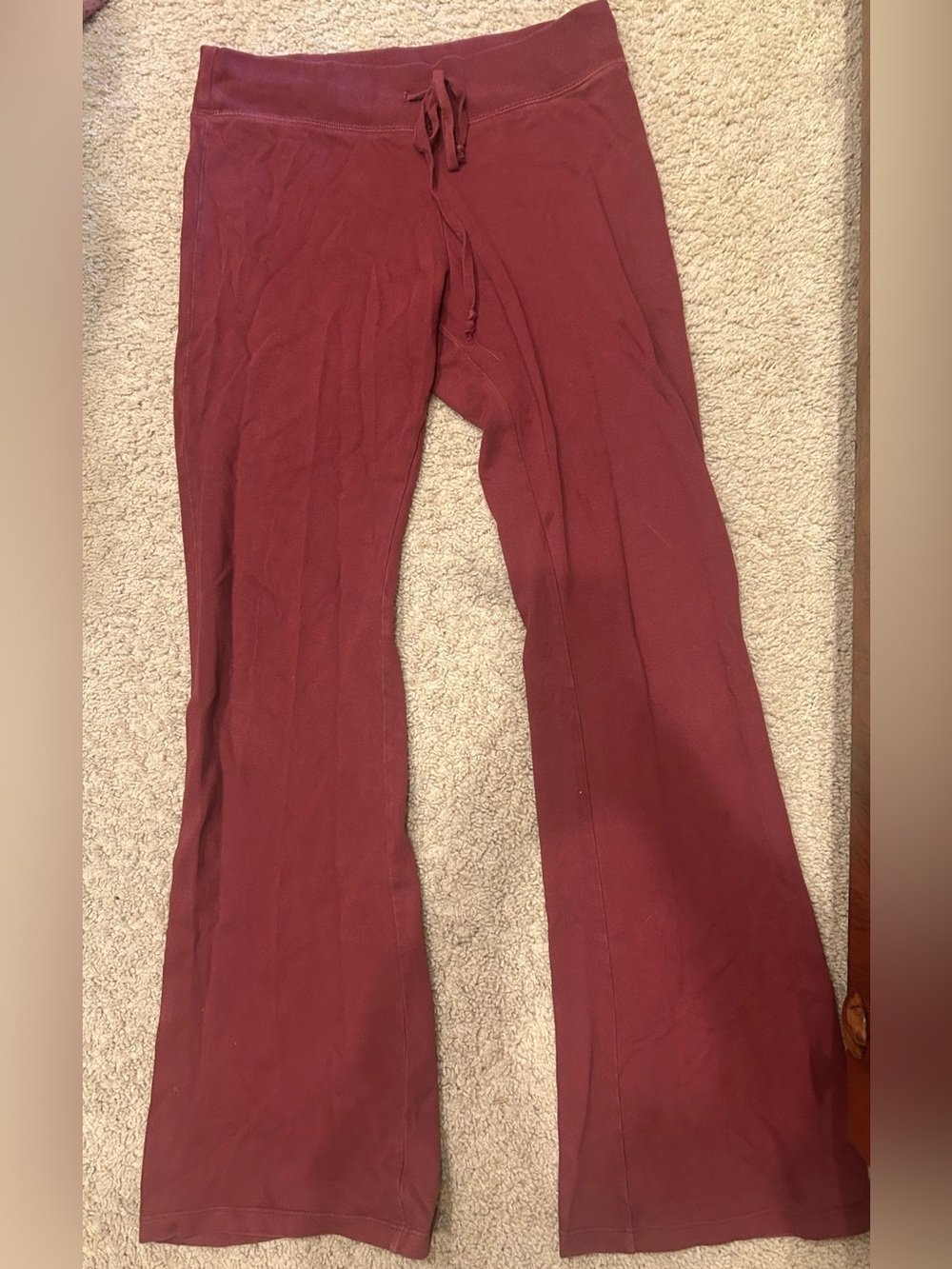 Brandy Melville Maroon Track Pants